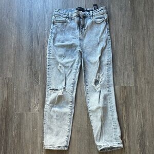 Kendall & Kylie Light Blue Distressed Jeans
